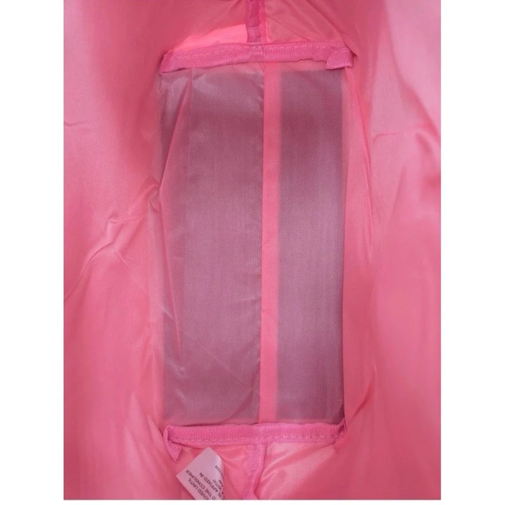 JUICY COUTURE Cosmetic Travel Makeup Bag Large Pink ‎ Zipper Toiletry Pouch NWT
